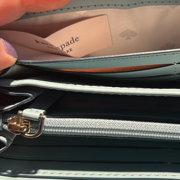 Kate Spade Zip Around Wallet - Used but still has life in it! - see pics - Picture 6 of 9